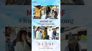 Making of #KushiTitleSong (Tamil) | #VijayDeverakonda, #Samantha | #HeshamAbdulWahab | #shorts