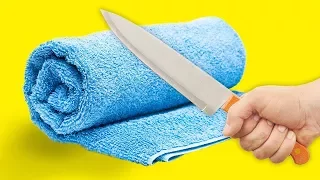 17 FANTASTISCHE LIFEHACKS MIT HANDTÜCHERN