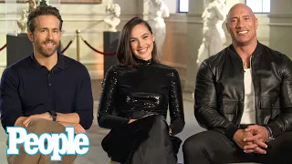 Dwayne Johnson, Ryan Reynolds & Gal Gadot Spent Most of Filming 'Red Notice' Laughing | PEOPLE