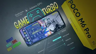 Poco M6 Pro Game Turbo hidden feature🤯 sensitivity, graphic & FPS increased🔥Accurate voice changer
