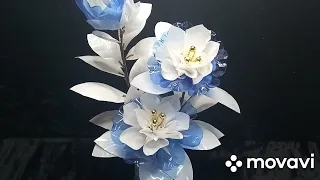 Как сделать красивые цветы из пластиковых бутылок🥀 МК.#рукоделие#