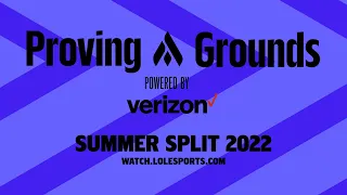 TG vs 100A | Week 2 Game 1 | 2022 LCS Proving Grounds Summer | Taco Gaming vs 100 Thieves Academy