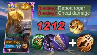 GOLD LANE ROGER IS BACK WITH THIS BROKEN BUILD!! (MUST TRY) | MLBB