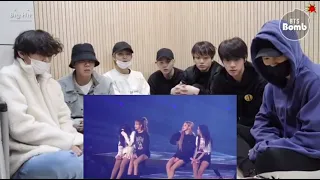 bts reaction to behind her smile jennie Kim's story