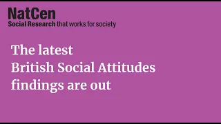 British Social Attitudes 39 - key findings