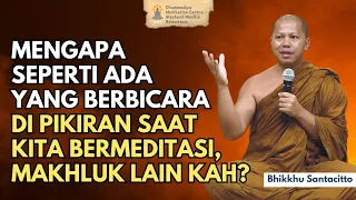 WMR (16/19) PIKIRAN KITA ITU APAKAH MAKHLUK YANG BICARA SAAT BERMEDITASI | Bhikkhu Santacitto - DMC