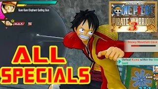 One Piece: Pirate Warriors 3 - All Special Attacks [HD]