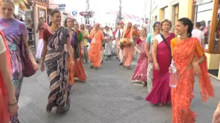 HH Kadamba Kanana Swami & Harinam Ruci - harinam in Jindrichuv Hradec, 03.07.2015