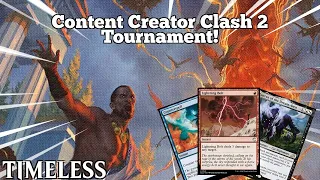 Content Creator Clash 2 Tournament! | Jeskai Surveil Combo | Timeless | MTG Arena
