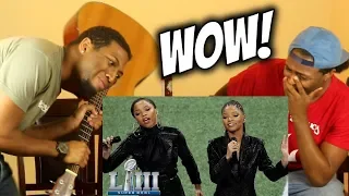 Beyonce's Proteges Chloe x Halle Sing America the Beautiful (WE CRIED!!) Super Bowl LIII NFL Pregame