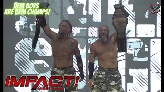 DEM BOYS ARE DEM CHAMPS IMPACT WRESTLING UNDER SIEGE HIGHLIGHTS & RESULTS