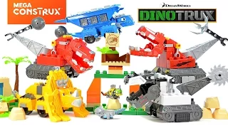 Dinotrux Crater Rumble Ty Rux Tail Smash Ton Ton Target Toss & Rock Dozin’ Dozer Mega Construx