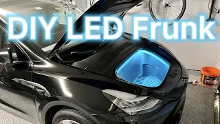 2022 Tesla Model Y Frunk LED 4K 60FPS DIY