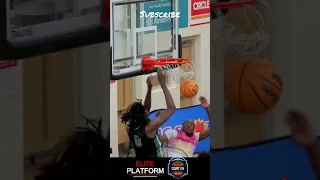 Big Man Catches A Body On The Drop Step Dunk - Pharaoh Compton - AZ Compass Prep Vs 1 Of 1 Academy