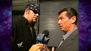 No One Tells The Undertaker What To Do | Undertaker Walks Out On Vince & The WWF! 9/23/99