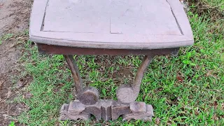 Restoring a Rotten Antique Table