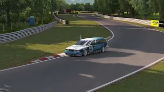 volvo 850 btcc versus sierra cosworth btcc assetto corsa oulton park