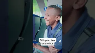 Ethiopian Jew on the Bus