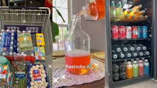 12 Minutes of restocking fridge Asmr Tiktok Compilation#2🍨🍧