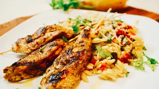 Grilled Chicken and Orzo - Conquer Your Kitchen