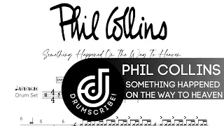 Phil Collins - Something Happened On The Way To Heaven (Drum transcription) | Drumscribe!