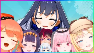 Kronii does an impression of IRyS, Gura, Ame, Ina, Calli and Kiara