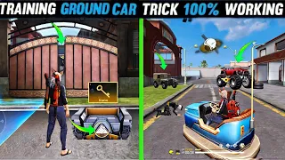 TRAINING GROUND CAR ENTER TRICK AND TIPS || TOP NEW AMAZING TIPS AND TRICKS || BUG FREE FIRE