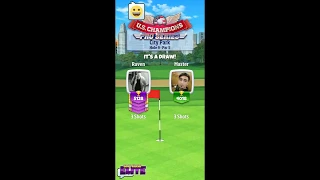 Golf Clash cheater named "Master" at it again on tour 11