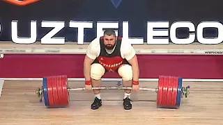 225 + 267 -- ABSOLUTE WORLD RECORDS!!! - Lasha Talakhadze - 2021 WWC