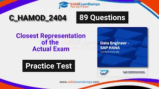 C_HAMOD_2404 Exam Questions & Practice Test, SAP Certified Associate - Data Engineer - SAP HANA