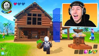 Ich BAUE mein erstes HAUS! (Lego Fortnite)