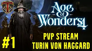 TURIN VON HAGGARD, Cackling Wizard | Dark Necromancer Mage Culture PVP - Age of Wonders 4