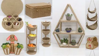 10 Space Saving Organizer Ideas from Waste Material, Jute Craft Ideas