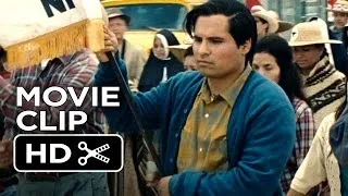 Cesar Chavez Movie CLIP - We'll Use The Sidewalk (2014) - Michael Peña Movie HD