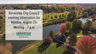 Hermiston City Council Meeting, Monday, August 23