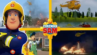 The Best Fireman Sam Helicopter Rescues | Fireman Sam | Cartoons for Kids | WildBrain Bananas