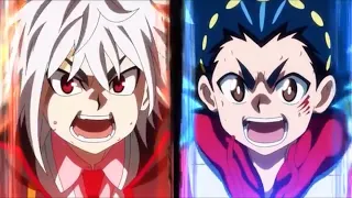 Valt & Rantaro VS Shu & Lane「AMV」Beyblade Burst Sparking Episode 48 -  Legendary