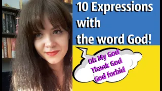 10 Super Common Ukrainian Phrases with the word "GOD" | Ukrainian Expressions #letslearnukrainian