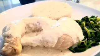 Chicken in Soubise Sauce