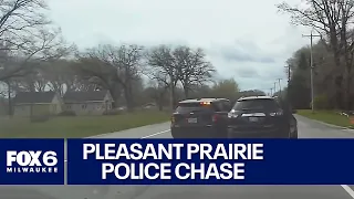 Pleasant Prairie police chase of stolen SUV from Lake County, Illinois | FOX6 News Milwaukee