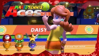 All Tournament Cups (Daisy gameplay) | Mario Tennis Aces for Switch ᴴᴰ