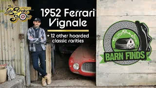 1952 Ferrari barnfind + vintage race cars