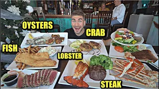 CRAB LEGS, STEAK, LOBSTER, & TUNA | Hidden Gem Florida Seafood Restaurant