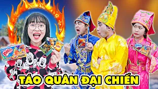 Táo Quân Đại Chiến - Cô Gái Hậu Đậu Đại Chiến Thẻ Bài Cùng Nam Tào , Bắc Đẩu - Hà Sam