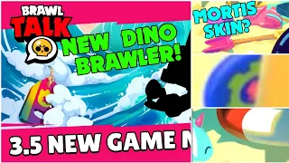 NEW DINOSAUR BRAWLER! MORTIS SKIN, 3.5 NEW GAMEMODES! BRAWL STARS BRAWL TALK JUNE 2021 NEWS & LEAKS!