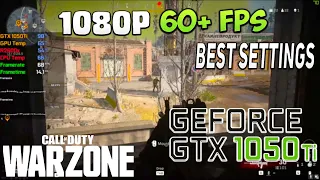 Call Of Duty Warzone GTX 1050 ti | 1080p 60+ FPS | BEST Settings