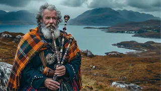 Bagpipe Celtic Music with Beautiful Scenery of Scottish Highlands | Music Therapy