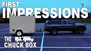 5x8 Cargo Trailer to Camper Conversion - First Impressions