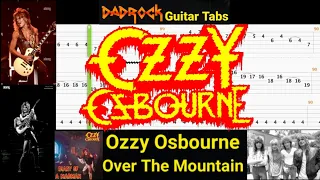 Over The Mountain - Ozzy Osbourne - Guitar + Bass TABS Lesson