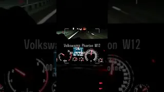 Volkswagen Phaeton W12 450hp ACCELERATION 100-200 kph